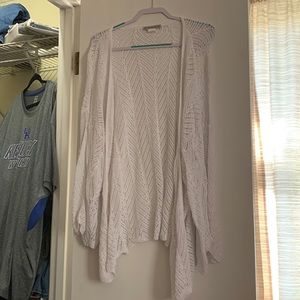 3x Lightweight Open Cardigan White